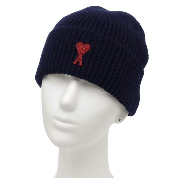 アミパリス 帽子 ビーニー ネイビー レディース AMI PARIS UHA116018