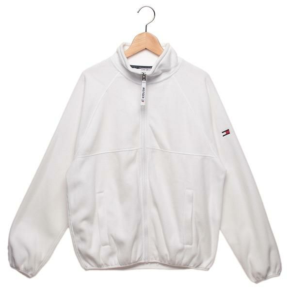トミーヒルフィガー ジャケット フルジップラグランスリーブジャケット ホワイト レディース TOMMY HILFIGER TP45192J CLOUD XS
