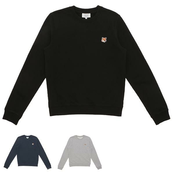 メゾンキツネ スウェット フォックスヘッド パッチ レディース MAISON KITSUNE LW00302 KM0001 FOX HEAD PATCH REGULAR SWEATSHIRT