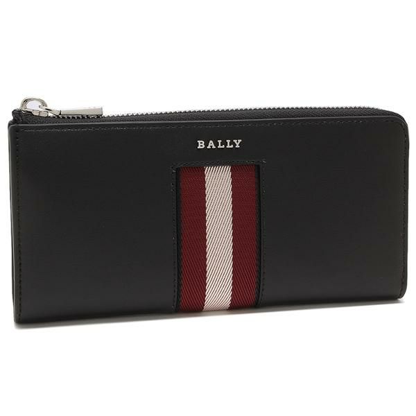 バリー 長財布 ブラック レッド メンズ BALLY 6309717MLT01H VT837 U901P 2024秋冬新作 マルチカラー