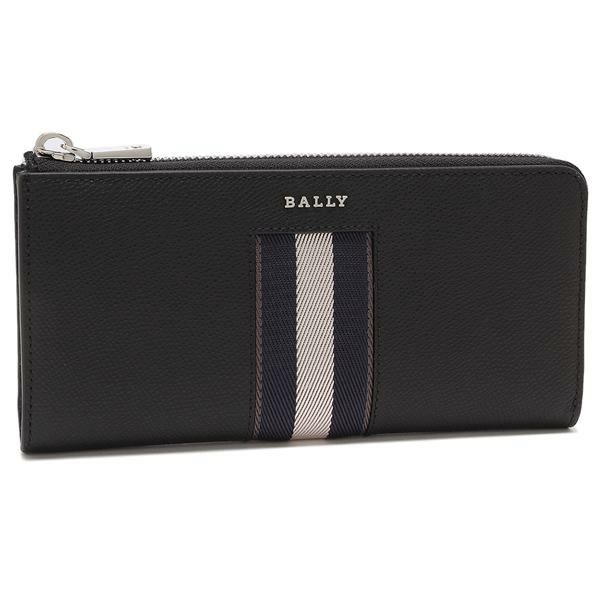 バリー 長財布 ブラック ネイビー メンズ BALLY 6309718MLT01H VT838 U901P 2024秋冬新作 マルチカラー