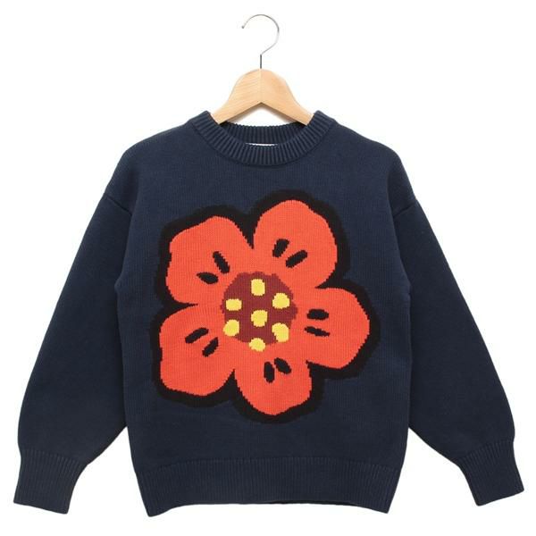 ケンゾー ニット セーター 子供服 ネイビー キッズ KENZO K60641 84A 12A ケンゾー ニット セーター 子供服 ネイビー キッズ KENZO K60641 84A 12A
