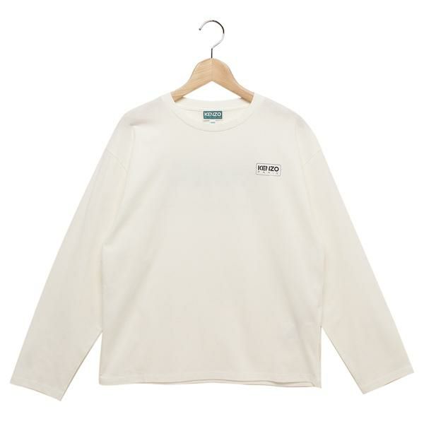 ケンゾー Tシャツ カットソー 子供服 ロングTシャツ ホワイト ボーイズ KENZO K60743 12P 2024秋冬新作 12A キッズ