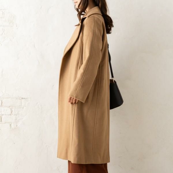 マックスマーラ コート マニュエラ ベルト付き ブラウン レディース