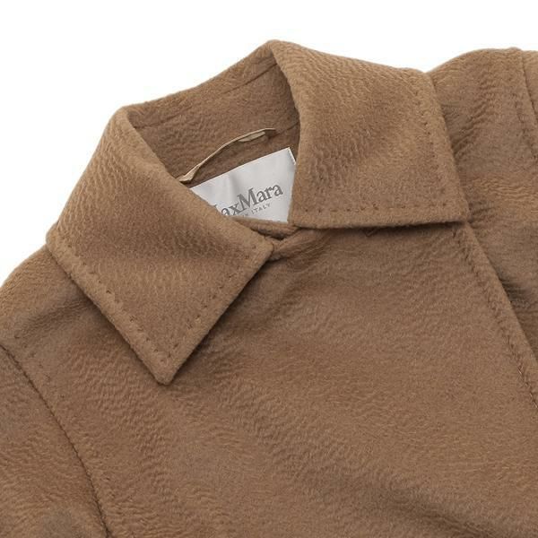 マックスマーラ コート マニュエラ ベルト付き ブラウン レディース