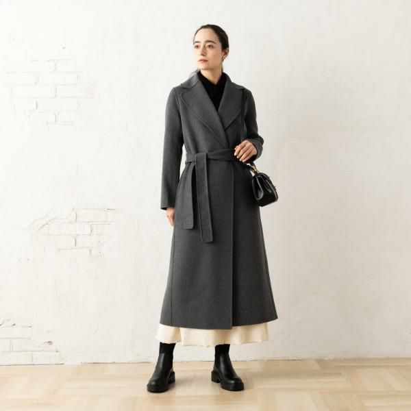 マックスマーラ コート ポルド ベルト付き グレー レディース Max Mara 2429016043600 023 40 マックスマーラ コート ポルド ベルト付き グレー レディース Max Mara 2429016043600 023 40