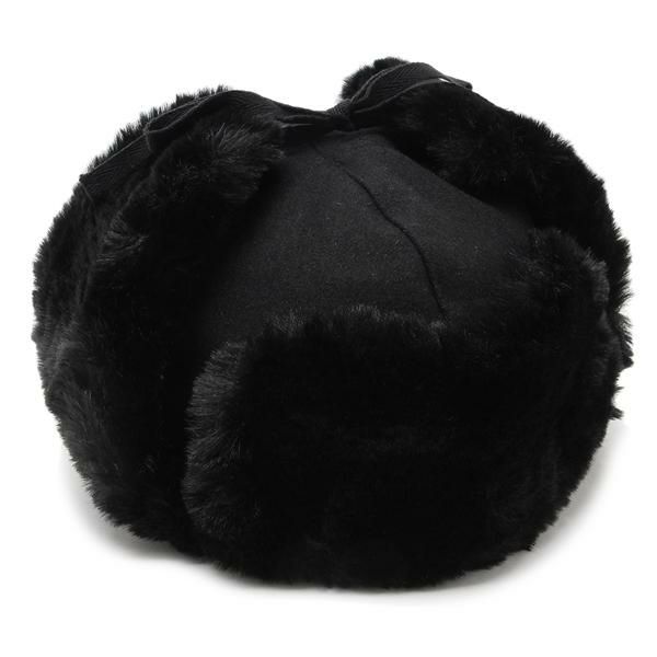 カンゴール 帽子 ウールシャンカ ファー飛行帽 ブラック メンズ レディース ユニセックス KANGOL WOOL USHANKA K0102FA BLK 2024秋冬新作