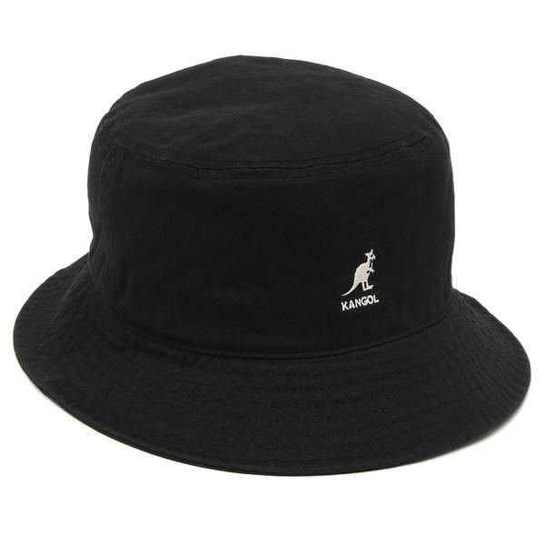 カンゴール 帽子 ウォッシュドバケット バケットハット ブラック メンズ レディース ユニセックス KANGOL WASHED BUCKET K4224HT BLK 2024秋冬新作