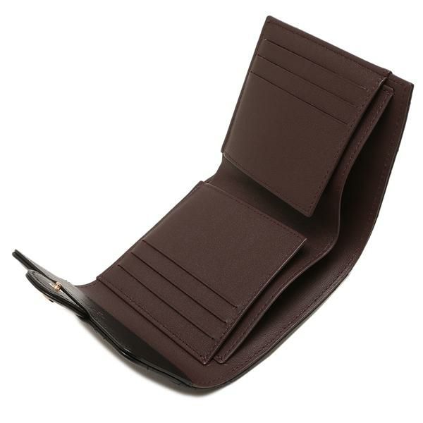 シャネル 三つ折り財布 マトラッセ コンパクトウォレット ブラック