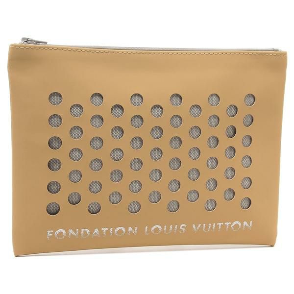 フォンダシオン ルイヴィトン クラッチバッグ ポーチ ブラウン メンズ
