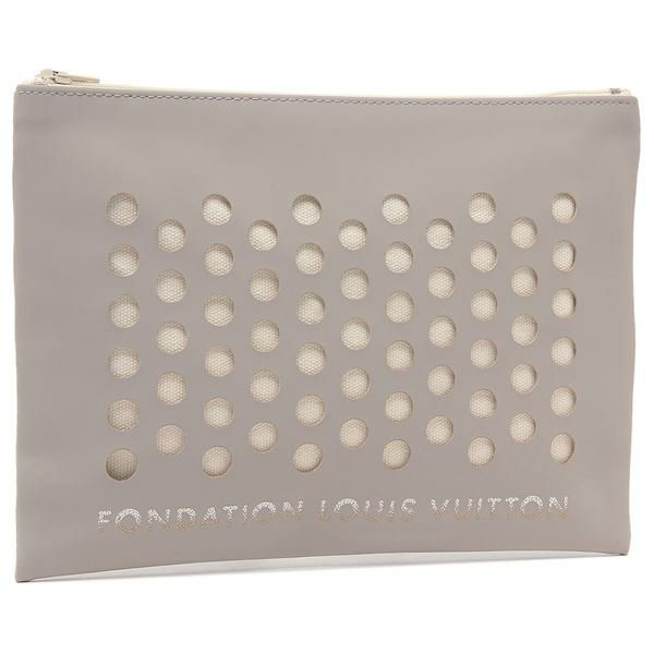 フォンダシオン ルイヴィトン クラッチバッグ ポーチ グレー メンズ レディース ユニセックス FONDATION LOUIS VUITTON 2000000023564 フォンダシオン ルイヴィトン クラッチバッグ ポーチ グレー メンズ レディース ユニセックス FONDATION LOUIS VUITTON 2000000023564