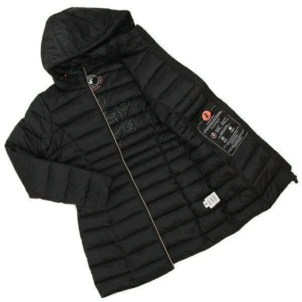 セーブザダック ダウンジャケット コート リーゼ ブラック レディース