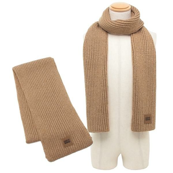 アグ マフラー チャンキーリブスカーフ ベージュ メンズ レディース ユニセックス UGG U CHUNKY RIB SCARF 101106 CAM 2024秋冬新作