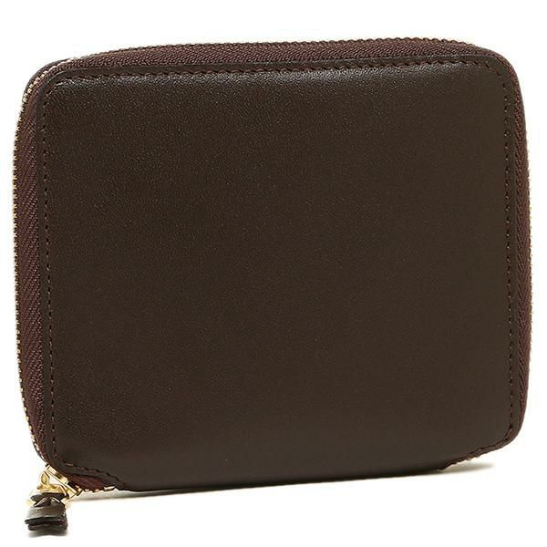 コムデギャルソン 財布 COMME des GARCONS SA2100 CLASSIC LEATHER LINE ZIP AROUND SMALL WALLET 二つ折り財布 BROWN