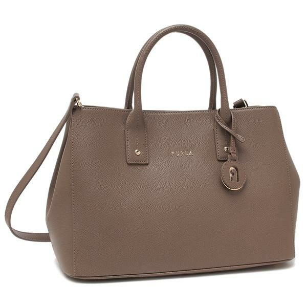 フルラ ハンドバッグ ショルダーバッグ リンダ ベージュ レディース FURLA WB01286 ARE000 DAI00 A4対応 2024秋冬新作 グレー