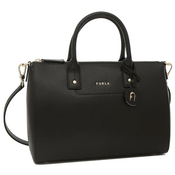 フルラ ハンドバッグ ショルダーバッグ リンダ ブラック レディース FURLA WB01287 ARE000 O6000 A4対応 2024秋冬新作