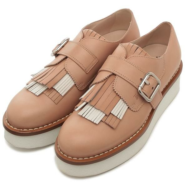 トッズ ローファー オックスフォード ベージュ レディース TOD'S XXW27A0S930 EGA 0ZSR 37.5(約24.5cm)