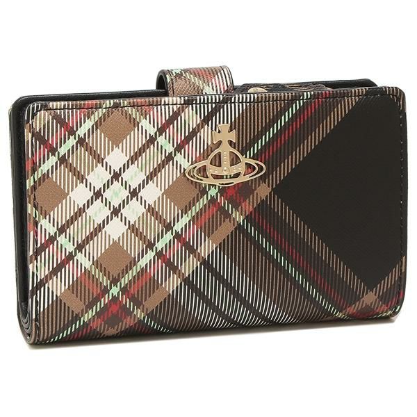 ヴィヴィアンウエストウッド 長財布 ダービー ブラウン ブラック  