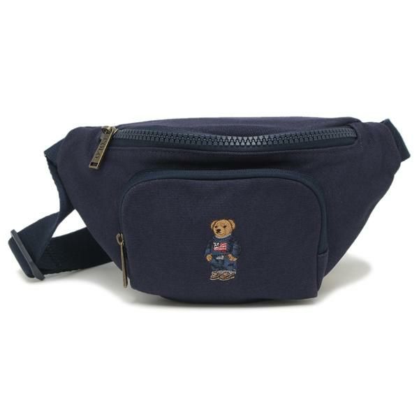 Ralph Lauren ウエストバッグ ブラウン キャンバス キャンバス ウエスト バッグ（ボディバッグ/ウエストポーチ