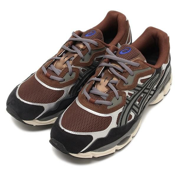 アシックス スニーカー GEL-NYC ゲル エヌワイシー ブラウン メンズ レディース ユニセックス ASICS 1203A383 200 10.5(約28.25cm)