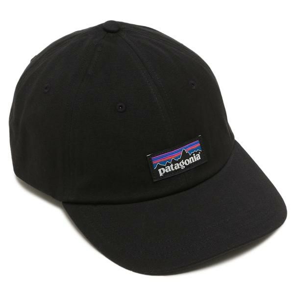 パタゴニア 帽子 P-6 LABEL TRAD CAP P-6 ラベル トラッド キャップ ブラック メンズ レディース ユニセックス PATAGONIA 38296 BLK