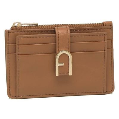 フルラ 二つ折り財布 カーキグリーン ベージュ レディース FURLA