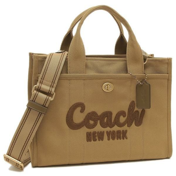 コーチ トートバッグ カーゴトート ベージュ レディース COACH CP158 B4XR7 A4対応 2025春夏新作