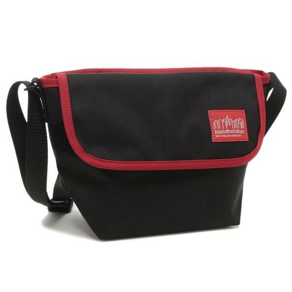 マンハッタンポーテージ ショルダーバッグ カジュアルメッセンジャー ブラック ユニセックス MANHATTAN PORTAGE 1603 blkred マルチカラー マンハッタンポーテージ ショルダーバッグ カジュアルメッセンジャー ブラック ユニセックス MANHATTAN PORTAGE 1603 blkred マルチカラー