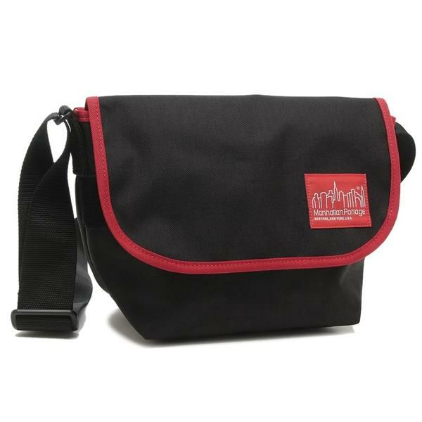 マンハッタンポーテージ ショルダーバッグ カジュアルメッセンジャーJR S ブラック ユニセックス MANHATTAN PORTAGE 1605JR blkred マルチカラー マンハッタンポーテージ ショルダーバッグ カジュアルメッセンジャーJR S ブラック ユニセックス MANHATTAN PORTAGE 1605JR blkred マルチカラー