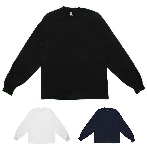 ロサンゼルスアパレル Tシャツ カットソー ロングスリーブTシャツ メンズ LosAngeles Apparel 180GD M