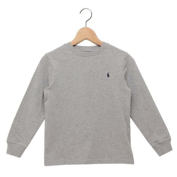 ポロラルフローレン 子供服 ロングスリーブクルーネックTシャツ グレー ボーイズ RALPH LAUREN 322843804005 GR 2025春夏新作 7 キッズ ポロラルフローレン 子供服 ロングスリーブクルーネックTシャツ グレー ボーイズ RALPH LAUREN 322843804005 GR 2025春夏新作 7 キッズ