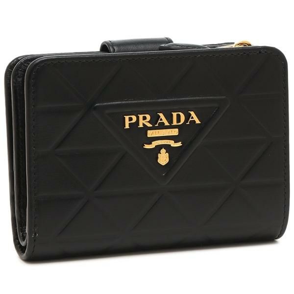 プラダ PRADA 財布 折財布 二つ折り アウトレット 1ml018（プラダ 