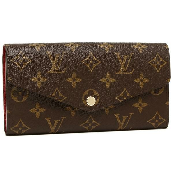 ルイヴィトン 長財布 レディース LOUIS VUITTON M62234 ブラウン ピンク