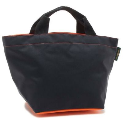 Hervé Chapelier トートバッグ ネイビーとオレンジ