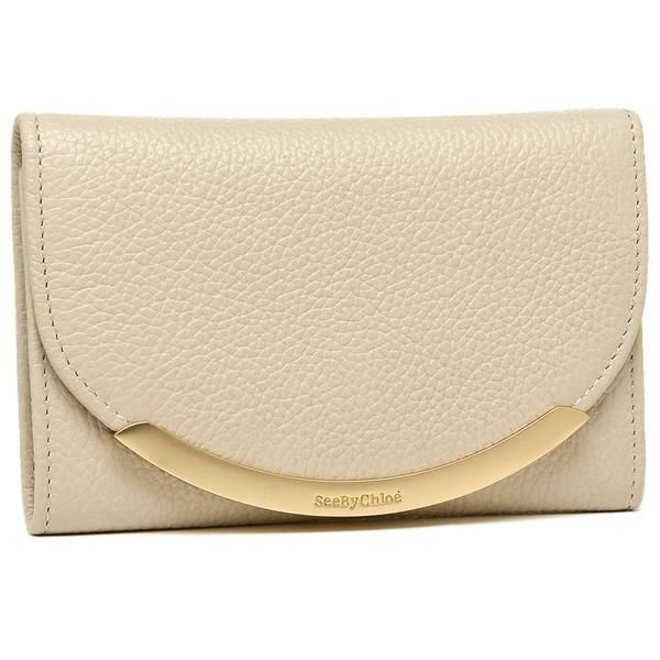 シーバイクロエ 折財布 レディース SEE BY CHLOE CHS17WP781 349 24H ベージュ