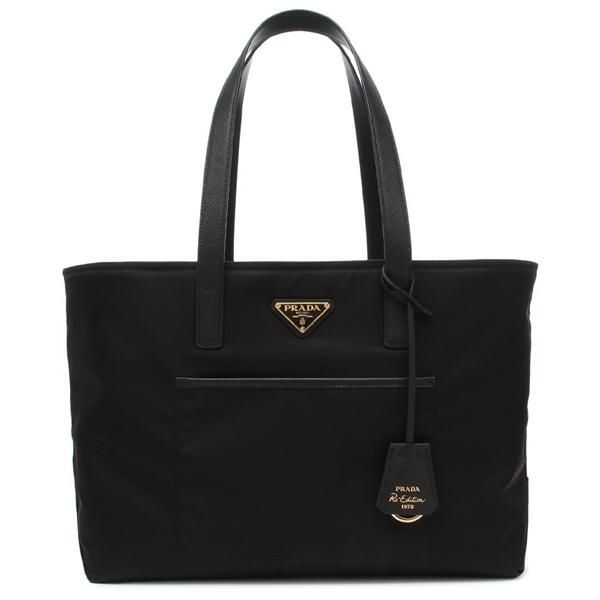 PRADA ブラック トートバッグ 黒 希少 使用一度のみ 正規品 PRADA ブラック トートバッグ 黒 希少 使用一度のみ 正規品 プラダの