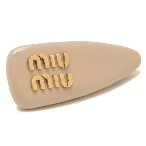 ミュウミュウ ヘアアクセサリー ベージュ レディース MIU MIU 5IF092 069 F0236