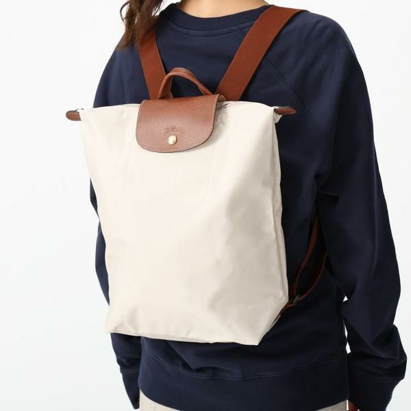 ロンシャン リュック バックパック プリアージュ オリジナル ベージュ