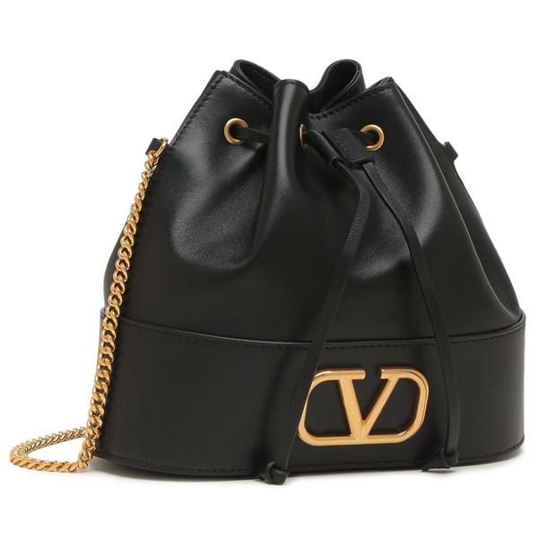 ヴァレンティノ ショルダーバッグ Vロゴ チェーンバッグ 巾着バッグ ミニバッグ ブラック レディース VALENTINO GARAVANI 5W2P0T83HPF 0NO ヴァレンティノ ショルダーバッグ Vロゴ チェーンバッグ 巾着バッグ ミニバッグ ブラック レディース VALENTINO GARAVANI 5W2P0T83HPF 0NO