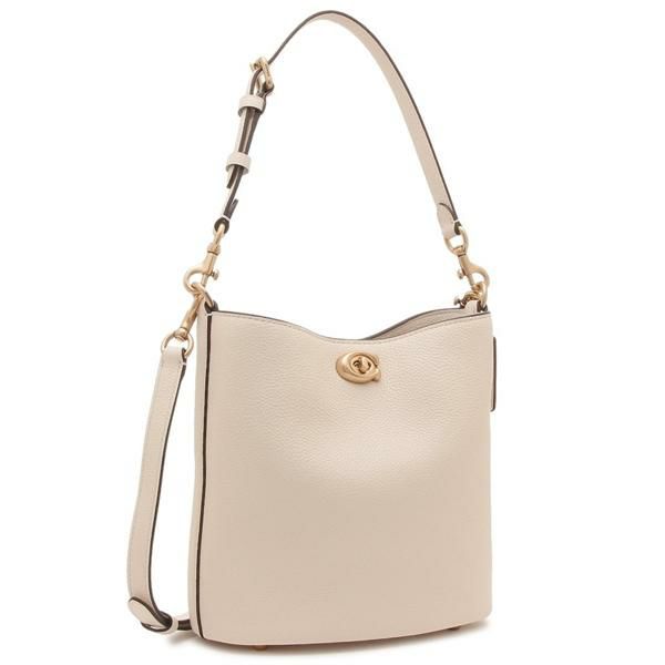 コーチ ショルダーバッグ ウィロウ ソフト バケット バッグ 19 ホワイト レディース COACH CW625 b4ha 2025春夏新作 コーチ ショルダーバッグ ウィロウ ソフト バケット バッグ 19 ホワイト レディース COACH CW625 b4ha 2025春夏新作