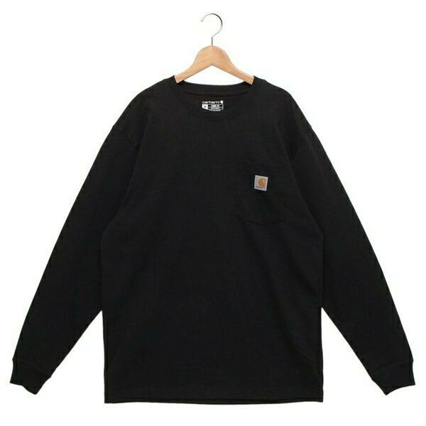 カーハート Tシャツ カットソー ヘビーウエイトロングスリーブポケットTシャツ ワンポイント メンズ レディース Carhartt K126 XL