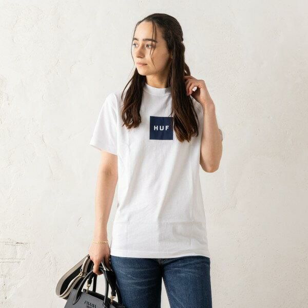 HUF（ハフ）のTシャツが入荷しました ブランドを象徴するロゴがアクセントになったTシャツ。ベーシックなクルーネック仕様で、着回し力に優れています。程よい厚みのある柔らかい素材で、快適な着心地をキープ