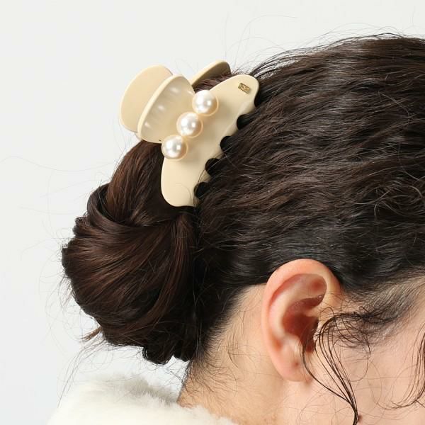 アレクサンドルドゥパリ ヘアアクセサリー レ ぺルラ ベージュ