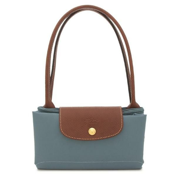 激レア 美品 LONGCHAMP ロンシャン プリアージュ ブルー 拡張式