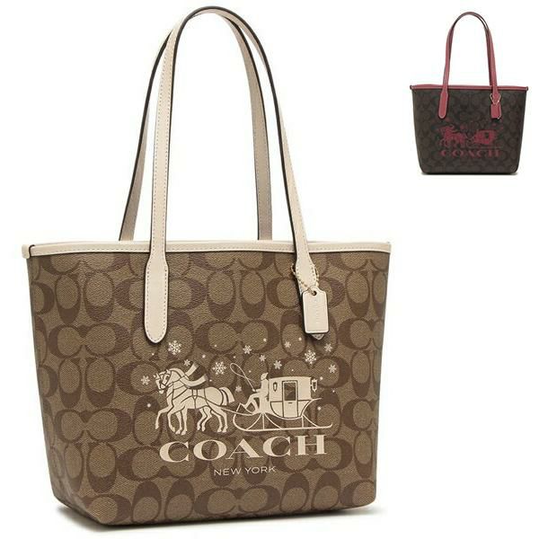 コーチ トートバッグ ミニ シティ トート・シグネチャー キャンバス・ホース アンド スレイ レディース COACH CM183 MINI CITY TOTE SIGNATURE CANVAS HO… コーチ トートバッグ ミニ シティ トート・シグネチャー キャンバス・ホース アンド スレイ レディース COACH CM183 MINI CITY TOTE SIGNATURE CANVAS HO…