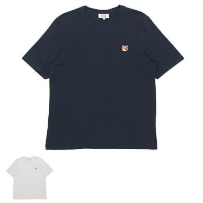 メゾンキツネ Tシャツ カットソー フォックスヘッドパッチ メンズ