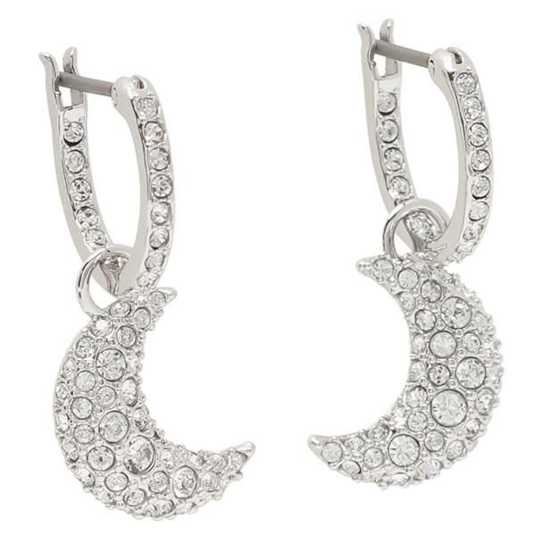 スワロフスキー ピアス スブリマ 月 ドロップピアス ホワイト シルバー レディース SWAROVSKI 5666157 2025春夏新作 スワロフスキー ピアス スブリマ 月 ドロップピアス ホワイト シルバー レディース SWAROVSKI 5666157 2025春夏新作