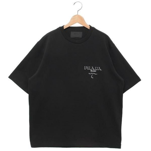 プラダ Tシャツ カットソー ブラック メンズ PRADA UJN896 14K7 F0002 2025春夏新作 L プラダ Tシャツ カットソー ブラック メンズ PRADA UJN896 14K7 F0002 2025春夏新作 L