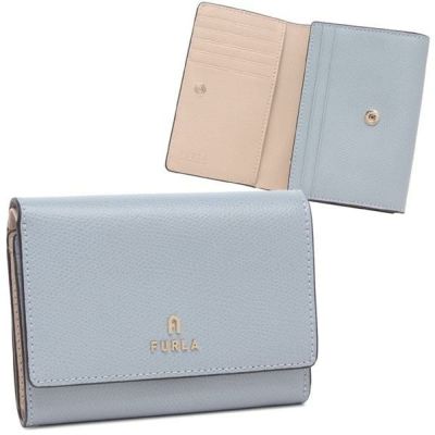 FURLA 二つ折り財布 ラグーンライトブルー レディース WP00325 フルラ 二つ折り財布 レディース ブランド FURLA レザー WP00325