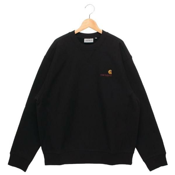 カーハート スウェット アメリカンスクリプトスウェットシャツ ブラック メンズ Carhartt WIP I025475 089 2025春夏新作 S カーハート スウェット アメリカンスクリプトスウェットシャツ ブラック メンズ Carhartt WIP I025475 089 2025春夏新作 S